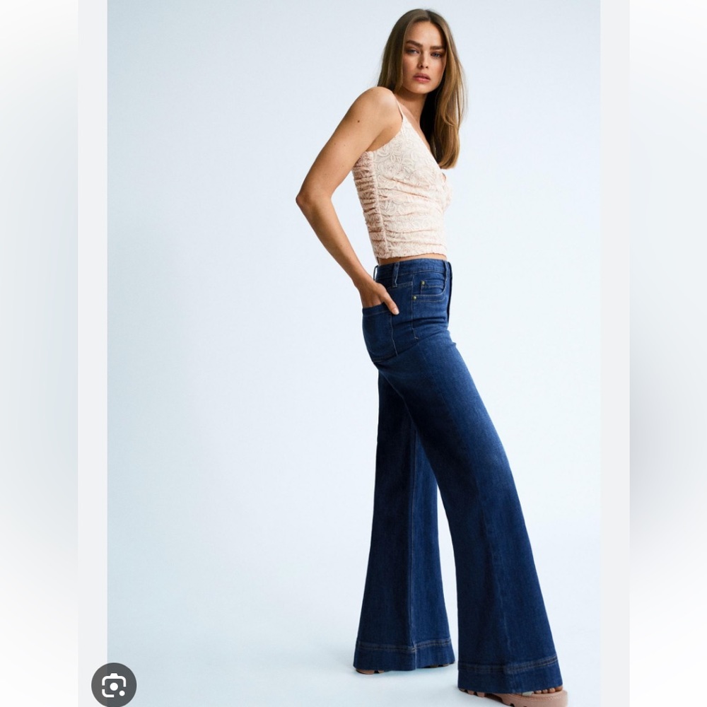 Maeve by Anthropologie The Jada High Rise Wide Leg Jeans